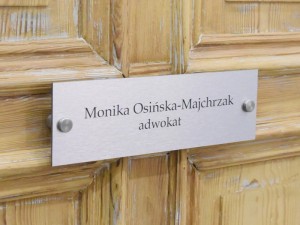 Advocate Monika Osińska-Majchrzak LL.M.
